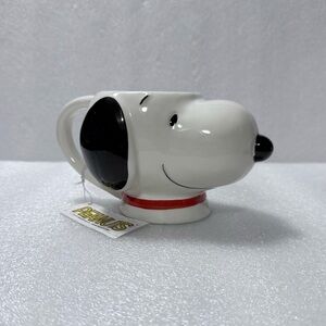 Brand New Peanuts Snoopy Large Face Shape Ceramic Mug